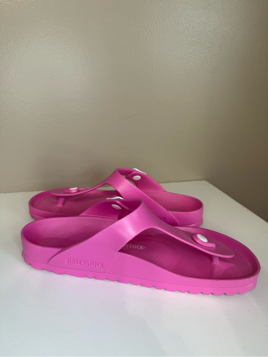 G-Birkenstock, 2/33, Rubber Gizeh Water Sandals - Thread Birkenstock Gizeh EVA Thong Sandal Hot Pink Waterproof Arch Support EU 40 / US 9